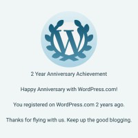 Two years on WordPress!